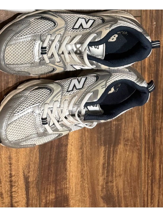 New Balance Other - New Balance Kids Silver and Navy Athletic Shoes
